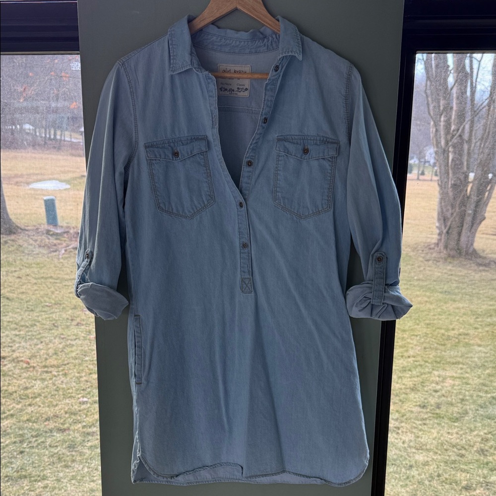Girl Krazy Light Blue Denim Mini Dress